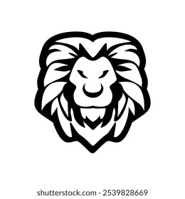 Lion icon. Lion head vector illustration. Lion head logo.
