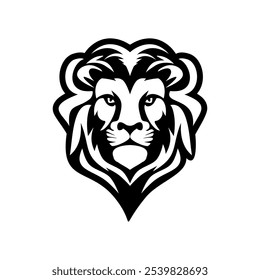 Lion icon. Lion head vector illustration. Lion head logo.