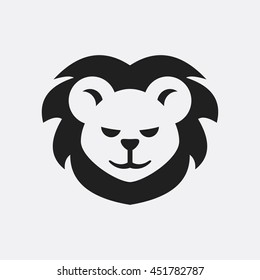 Lion icon illustration isolated vector sign symbol