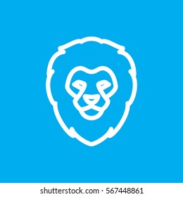 lion icon illustration isolated vector sign symbol