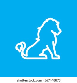 lion icon illustration isolated vector sign symbol