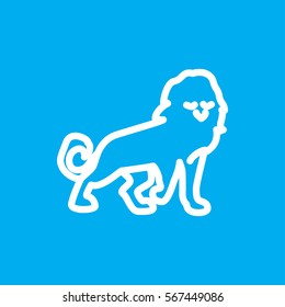 lion icon illustration isolated vector sign symbol