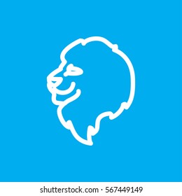 lion icon illustration isolated vector sign symbol