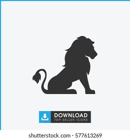 lion icon illustration isolated vector sign symbol
