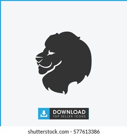 lion icon illustration isolated vector sign symbol