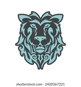 lion icon illustration  vector element design template web