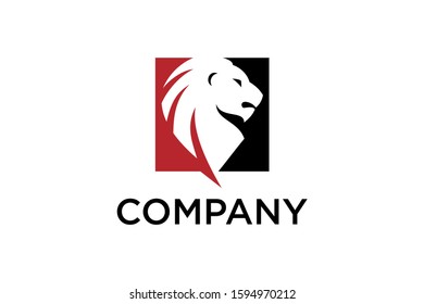 a lion for the icon or logo design concept ready to use