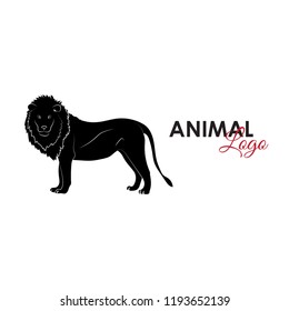 Lion icon logo symbol vector illustration
