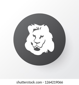 Lion icon symbol. Premium quality isolated feline element in trendy style.
