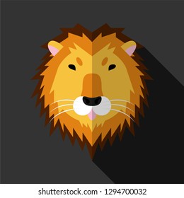 lion icon vector
