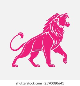 Lion icon vector art design silhouette