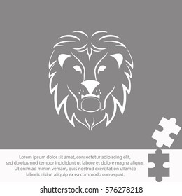 Lion  icon Vector design.