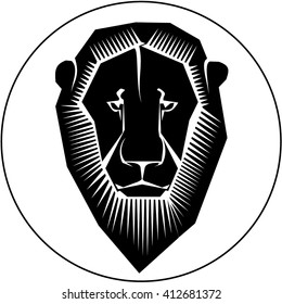 Lion icon vector illustration