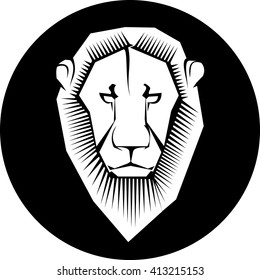 Lion icon vector illustration