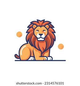 Lion icon Vector illustration art