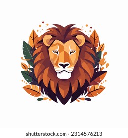 Lion icon Vector illustration art