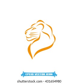 Lion icon vector illustration eps10.