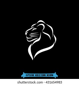 Lion icon vector illustration eps10.