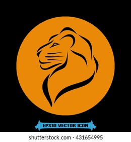 Lion icon vector illustration eps10.