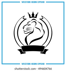 Lion icon vector illustration eps10.
