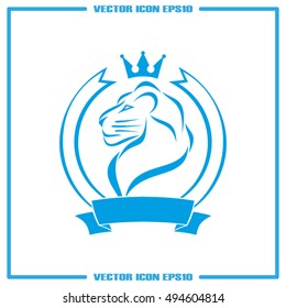 Lion icon vector illustration eps10.