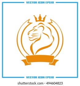 Lion icon vector illustration eps10.
