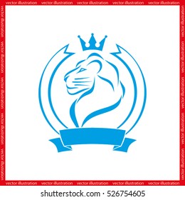 Lion icon vector illustration eps10.