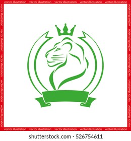 Lion icon vector illustration eps10.