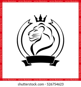 Lion icon vector illustration eps10.