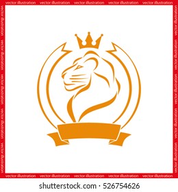 Lion icon vector illustration eps10.