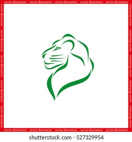 Lion icon vector illustration eps10.