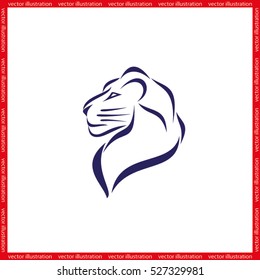 Lion icon vector illustration eps10.