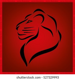 Lion icon vector illustration eps10.