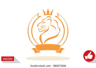 Lion icon vector illustration eps10.