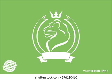 Lion icon vector illustration eps10.
