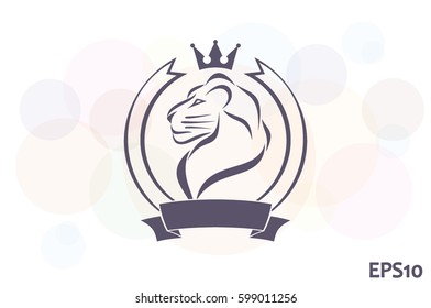 Lion icon vector illustration eps10.