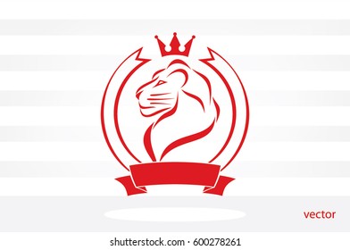 Lion icon vector illustration eps10.