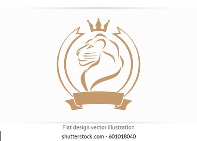 Lion icon vector illustration eps10.