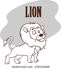 Lion icons design vector illustration