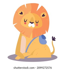 Lion illustration HD quality, vector eps 10