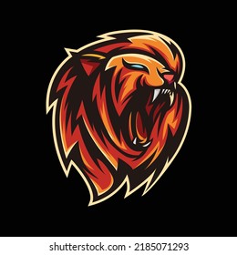 Lion Illustration Mascot Designs icon