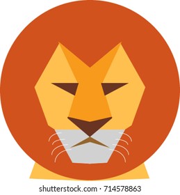 lion illustration, lion vector