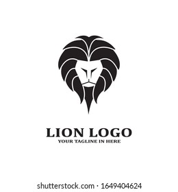 The lion image logo design concept as a ruler, is very suitable for business companies