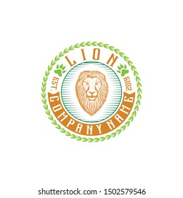 lion image for a vintage logo