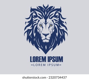 Lion King Abstract Logo - Lion Head Vector