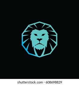 lion king brand template logo logotype vector art illustration
