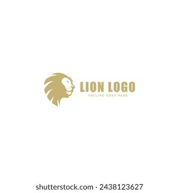 lion king with crown vector template