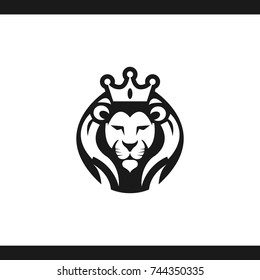 lion king designed in graphical vector format.
