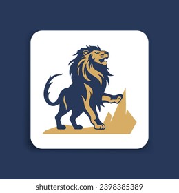 Lion King Finance Luxury Royal Business Modern Logo
