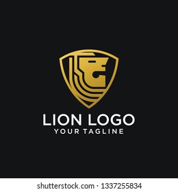 lion king gold logo 